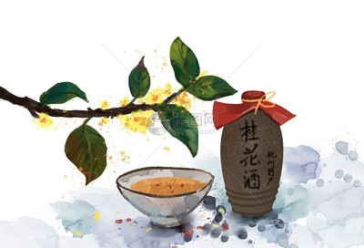 中秋佳節(jié)桂花酒圖片素材_免費(fèi)下載_psd圖片格式_VRF高清圖片400377778_攝圖網(wǎng)
